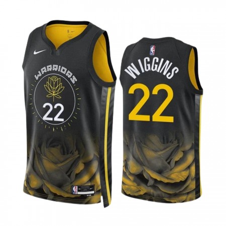 Dres Golden State Warriors Andrew Wiggins 22 Nike 2022-23 City Edition Crno Swingman